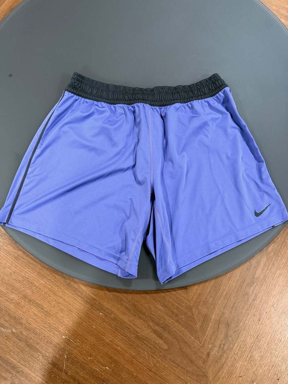 Nike Dri-FIT Running Shorts Size M Purple Black Athletic